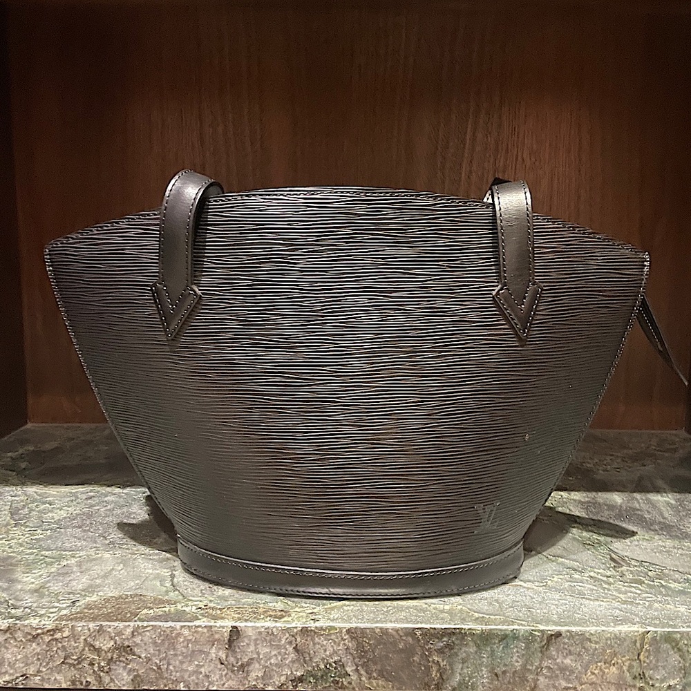 Louis Vuitton St Jacques PM Black Epi Shoulder Bag